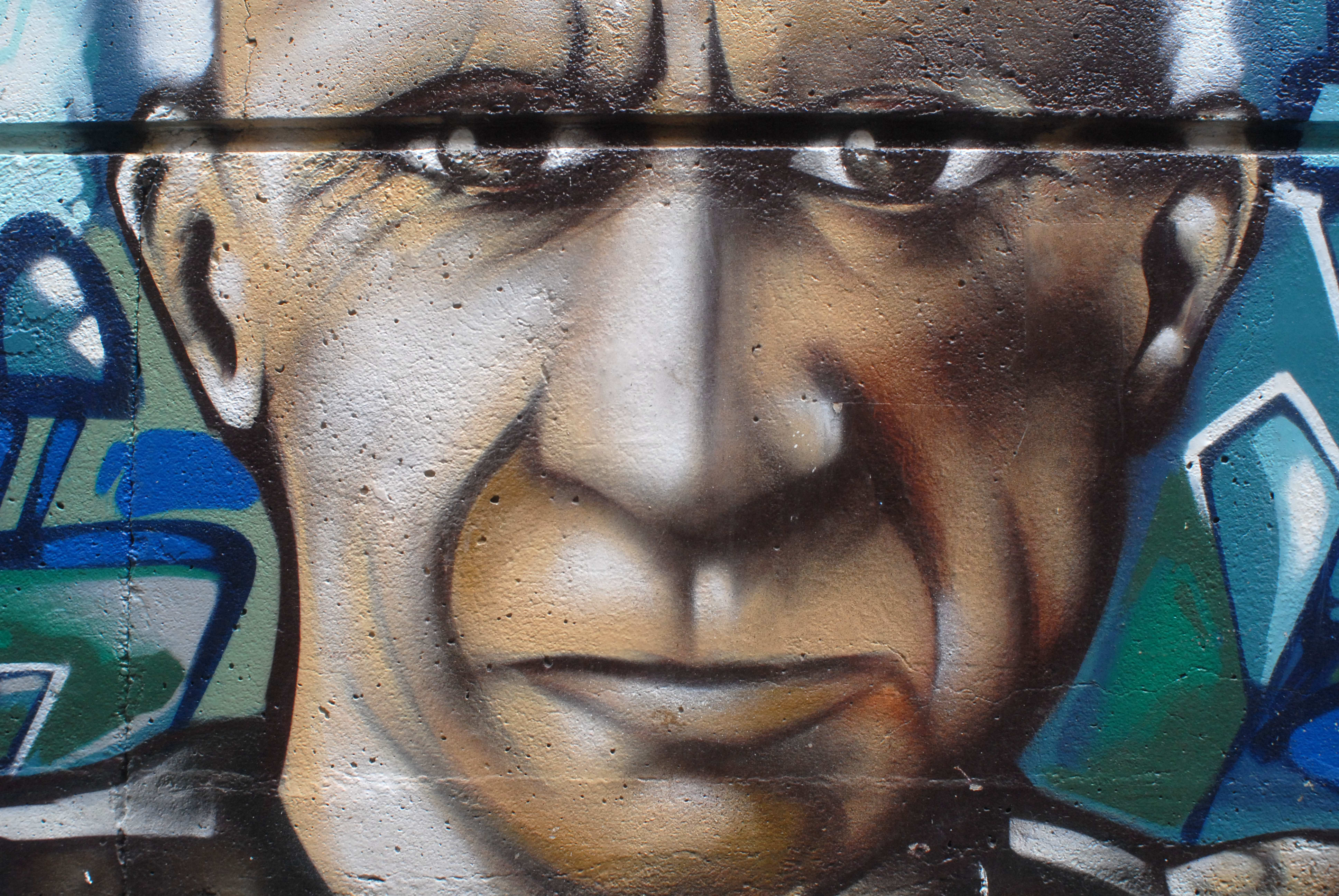Graffiti portrait of Pablo Picasso