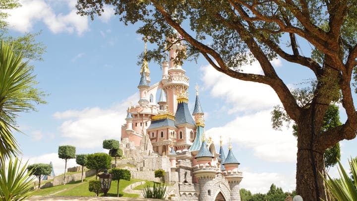 The Sleeping Beauty Castle at Disneyland Paris