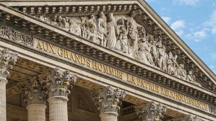 The Pantheon monument in Paris's Latin Quarter